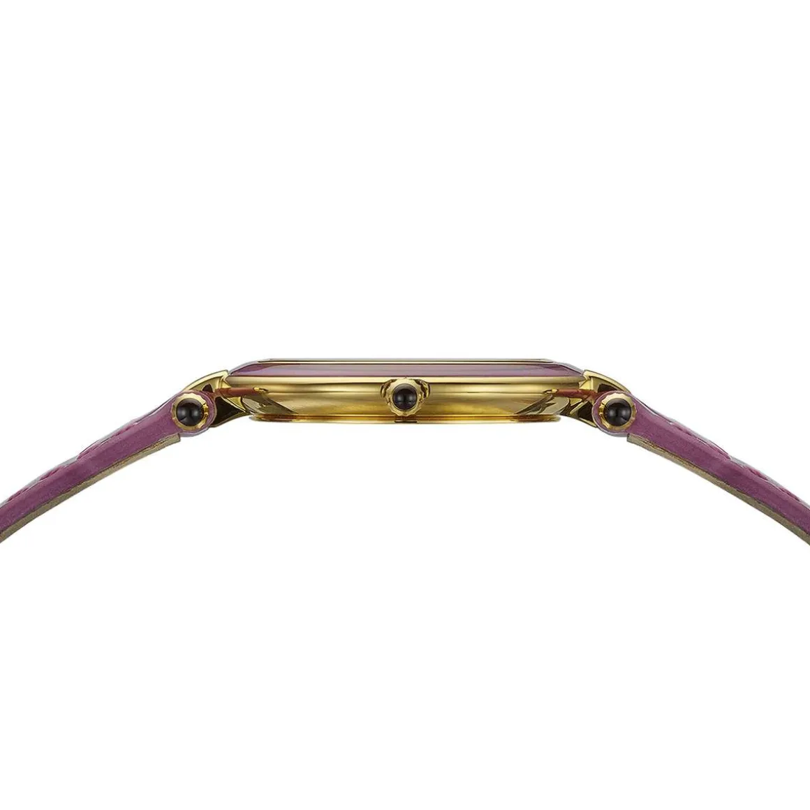 Montre BALMAIN haute elegance femme bracelet cuir vernis parme