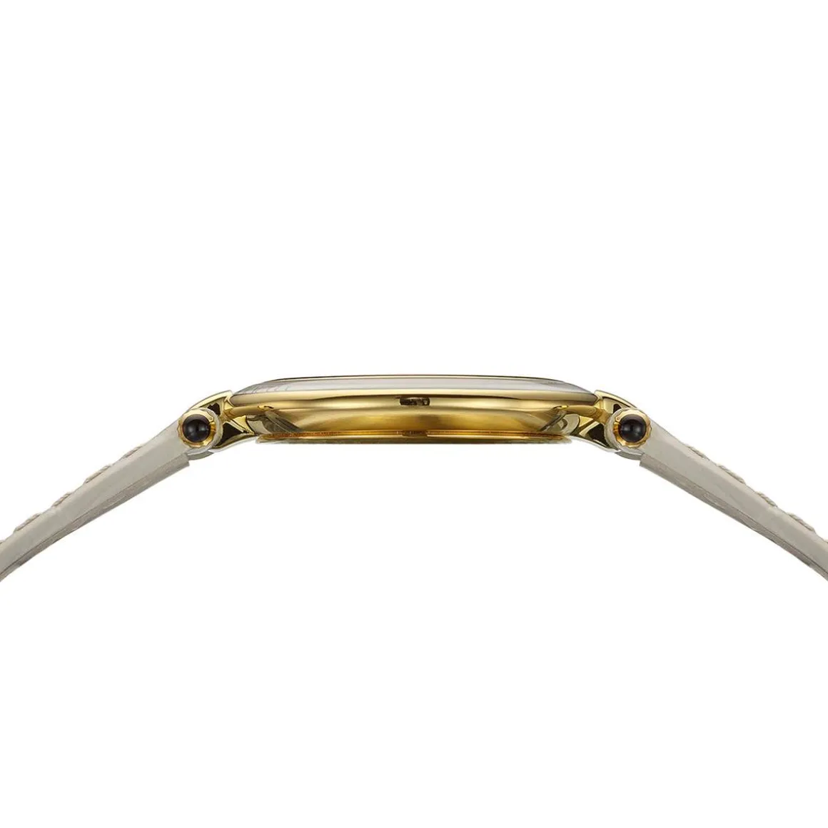 Montre BALMAIN haute elegance femme bracelet cuir vernis beige