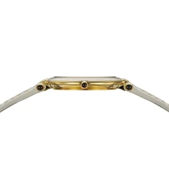 Montre BALMAIN haute elegance femme bracelet cuir vernis beige