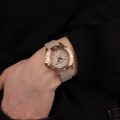 Montre BALMAIN ophrys femme bracelet caoutchouc taupe