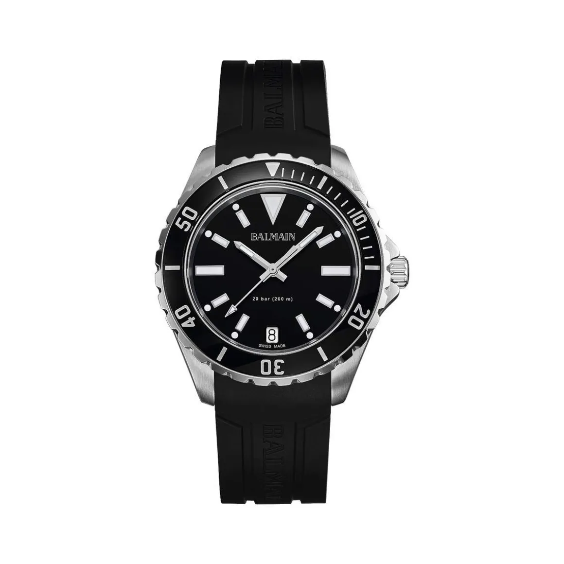 Montre BALMAIN ophrys homme bracelet caoutchouc noir