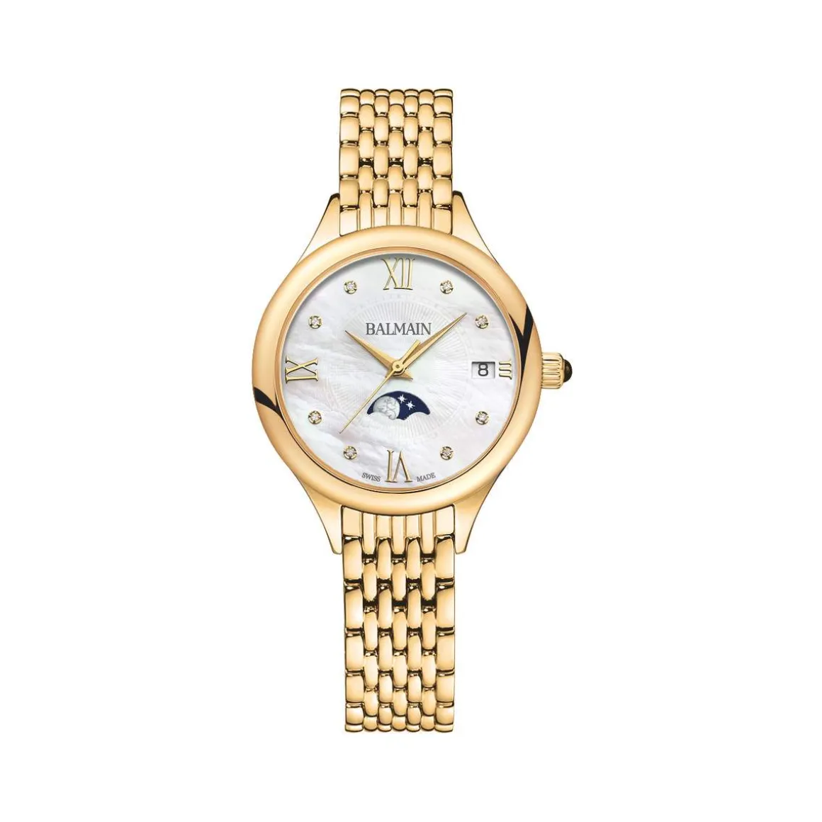 Montre BALMAIN tradition femme bracelet acier inoxydable or
