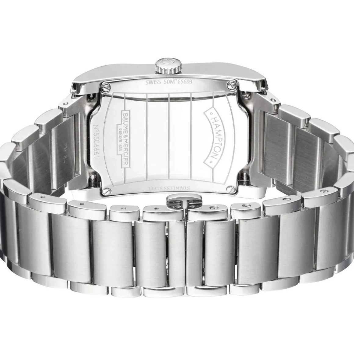 Montre Baume et Mercier Hampton femme acier