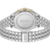 Montre BOSS business homme chronographe bracelet acier inoxydable argent
