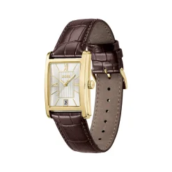 Montre BOSS desk homme bracelet cuir marron