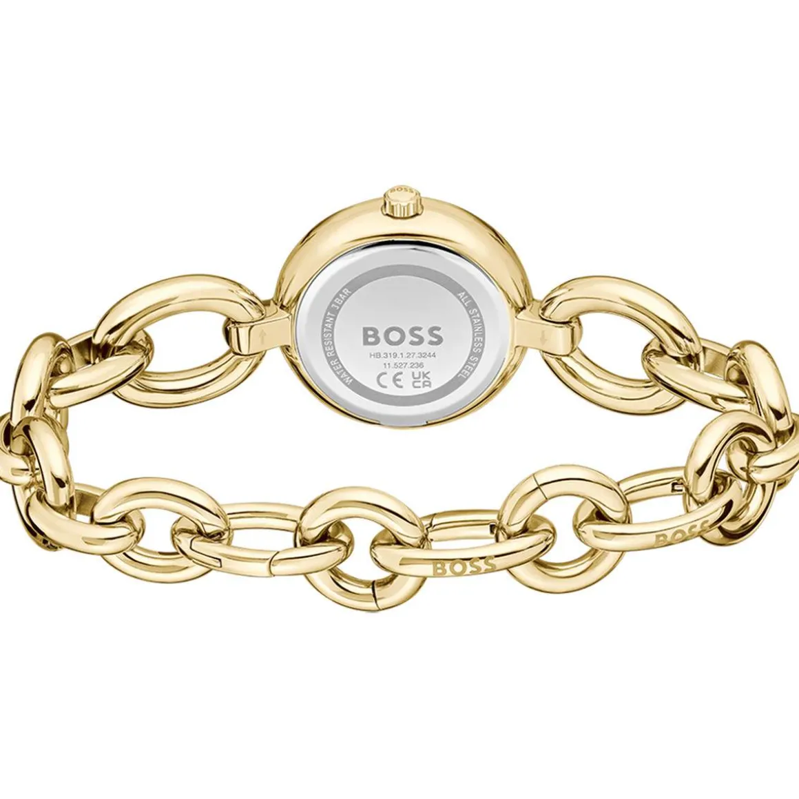 MONTRE BOSS FEMME Alive acier doré