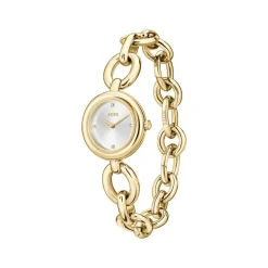 MONTRE BOSS FEMME Alive acier doré