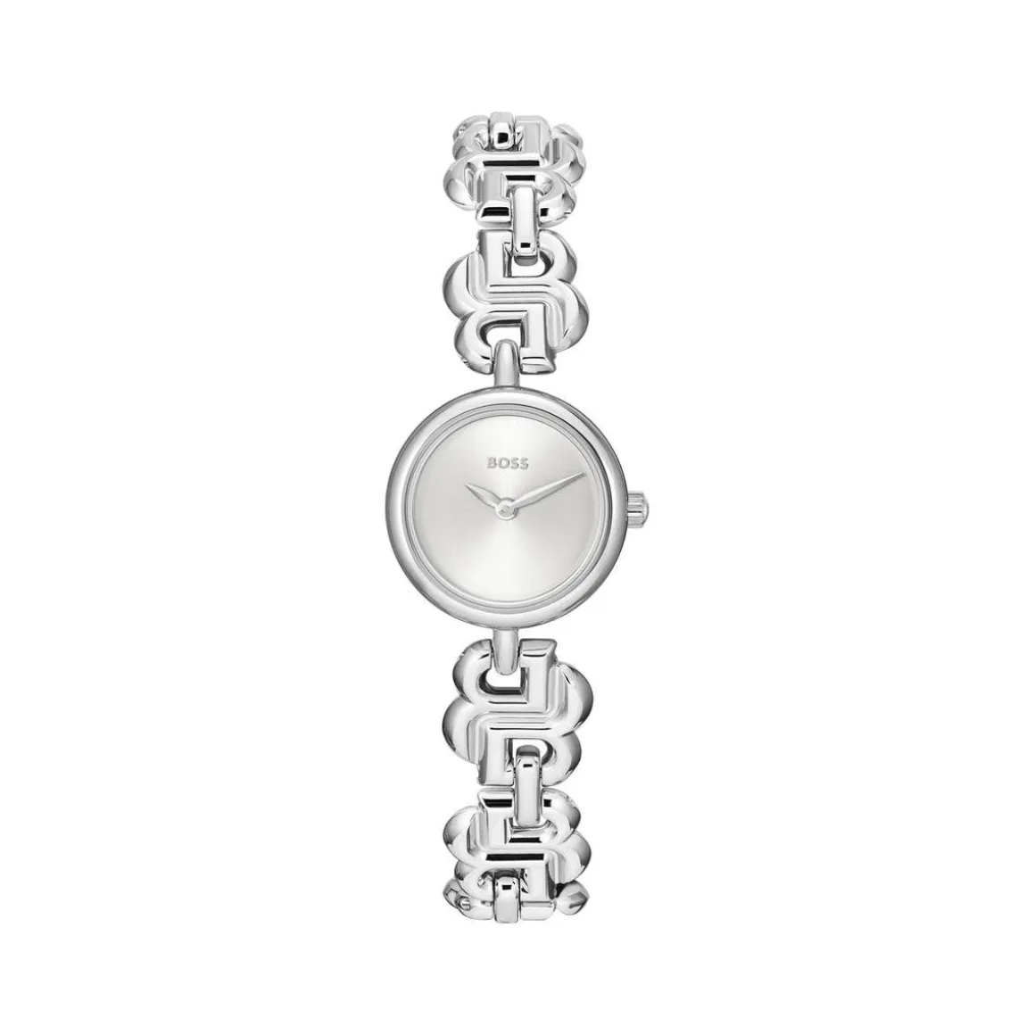 MONTRE BOSS FEMME Double b dressy acier