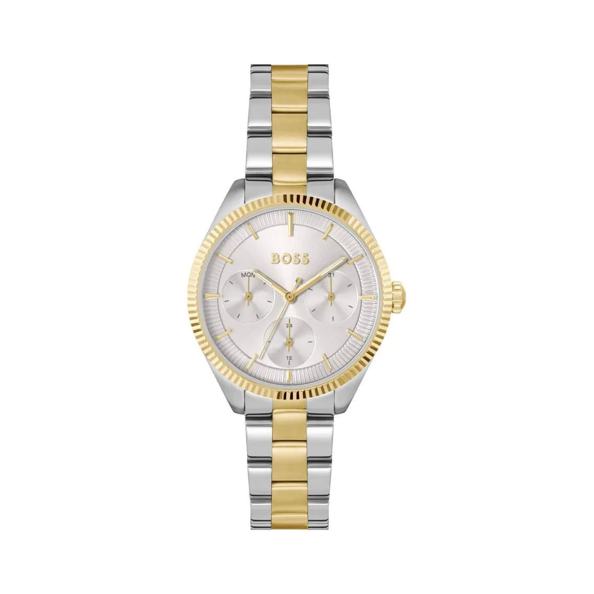 MONTRE BOSS FEMME Sage sport acier bicolore
