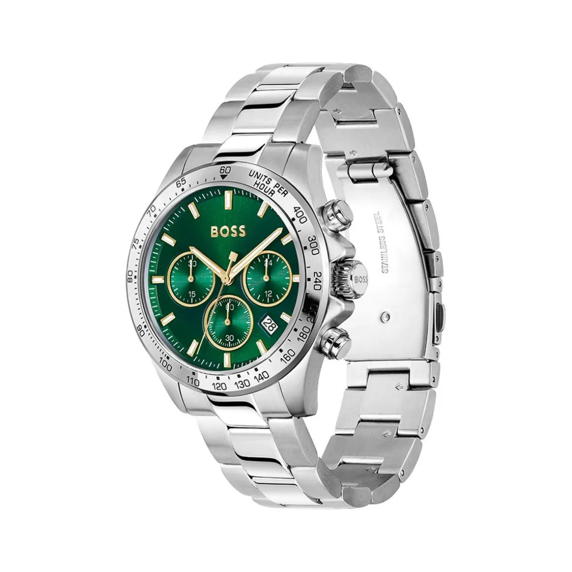 Montre BOSS hero homme bracelet acier