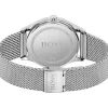 Montre Boss homme acier maille milanaise