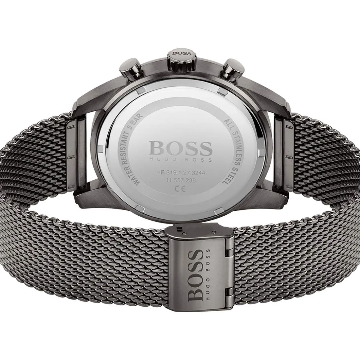 Montre Boss homme chronographe acier