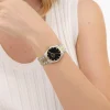Montre BOSS modern classic femme bracelet acier inoxydable bicolore jaune