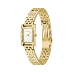 Montre BOSS modern classic femme bracelet acier inoxydable doré jaune