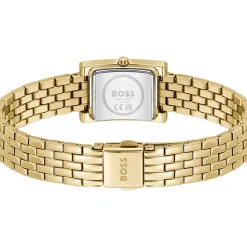 Montre BOSS modern classic femme bracelet acier inoxydable doré jaune