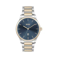 Montre BOSS Reason homme bracelet acier bicolore doré rose