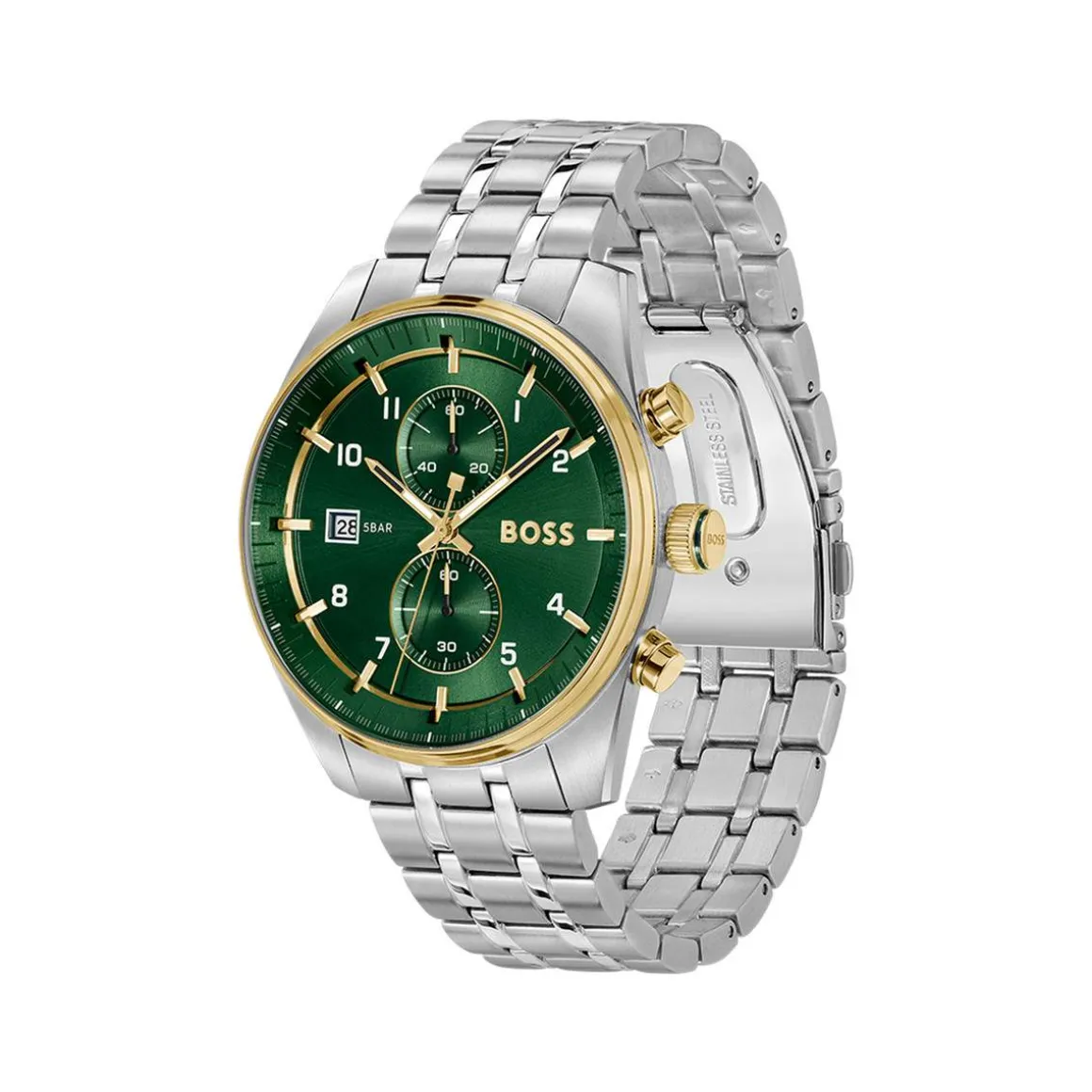 Montre BOSS skytraveller homme bracelet acier