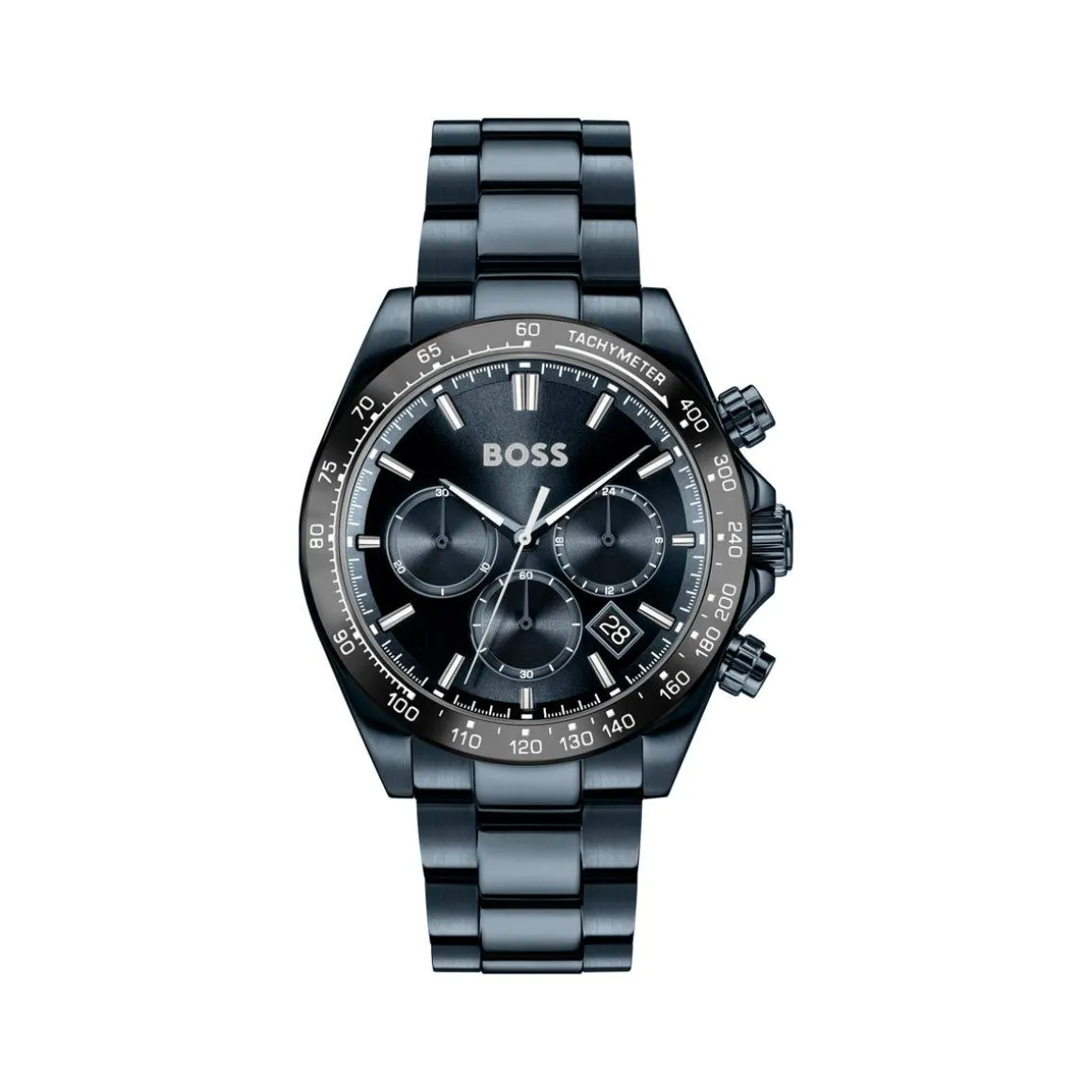Montre BOSS sport active homme bracelet acier inoxydable bleu
