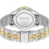 Montre BOSS Sport Lux femme bracelet acier bicolore jaune