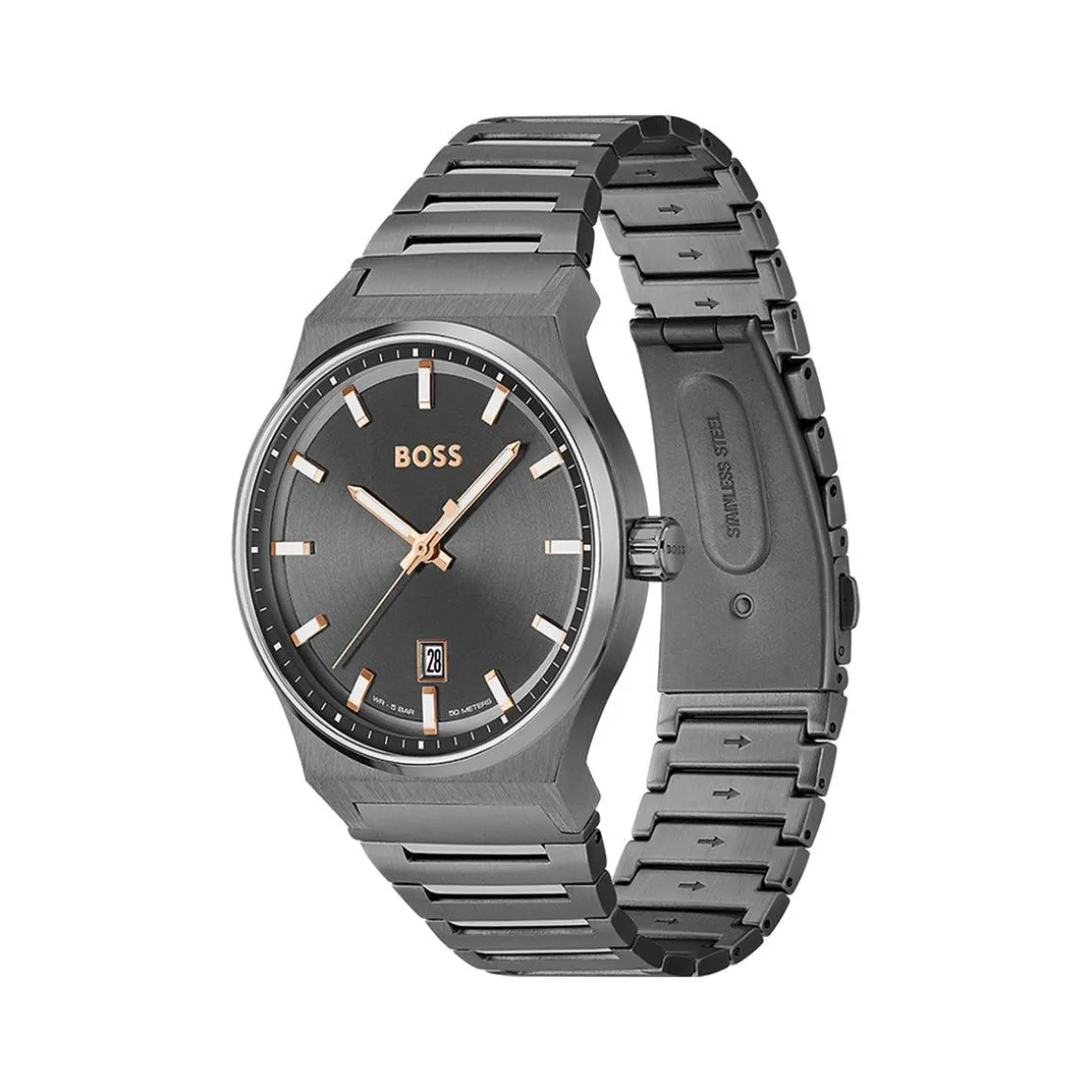 Montre BOSS sport lux homme bracelet acier