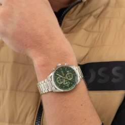 Montre BOSS sport lux homme bracelet acier inoxydable