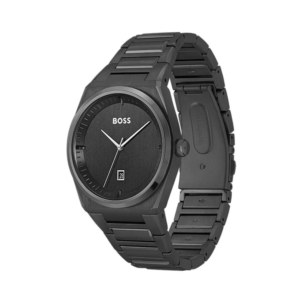 Montre BOSS Steer homme bracelet acier noir