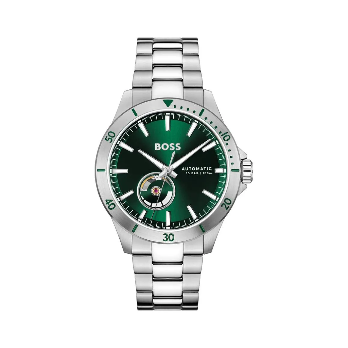 Montre BOSS troper automatic homme automatique, bracelet acier
