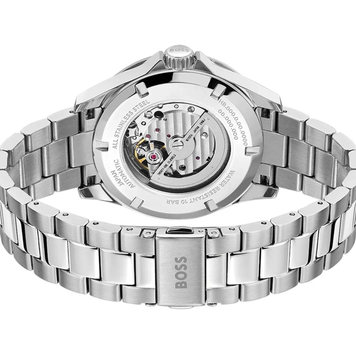 Montre BOSS troper automatic homme automatique, bracelet acier