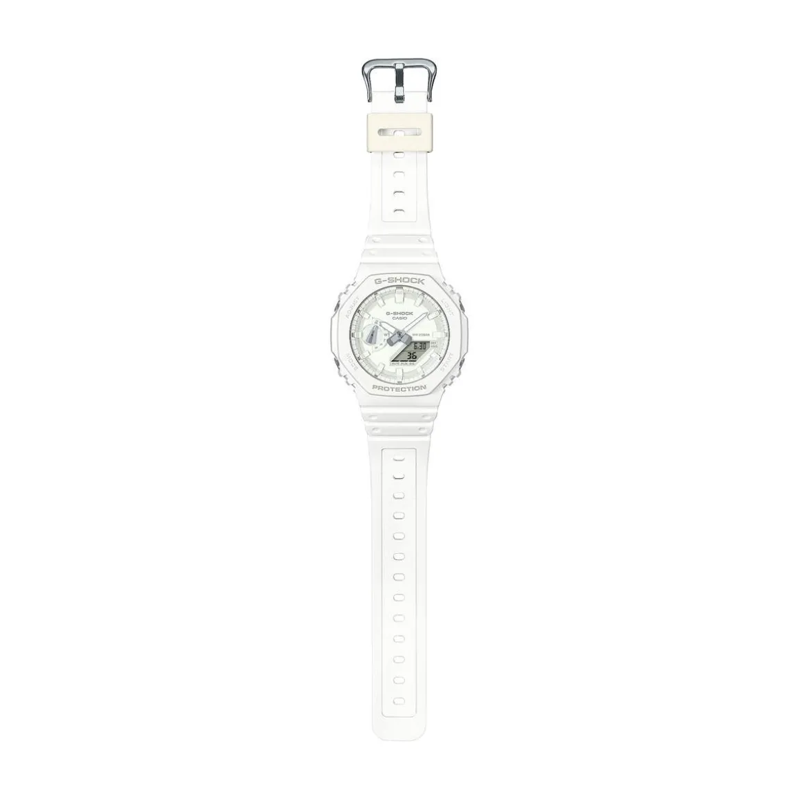 Montre CASIO G-SHOCK homme bracelet résine blanc