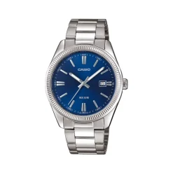 Montre CASIO homme bracelet acier inoxydable argent