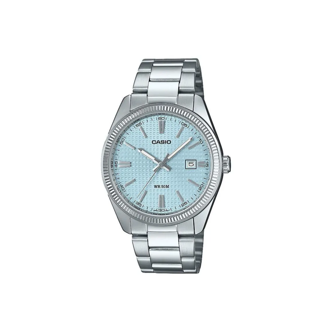 Montre CASIO homme bracelet acier inoxydable argent