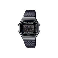 Montre CASIO homme bracelet acier inoxydable noir