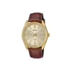 Montre CASIO homme bracelet cuir marron