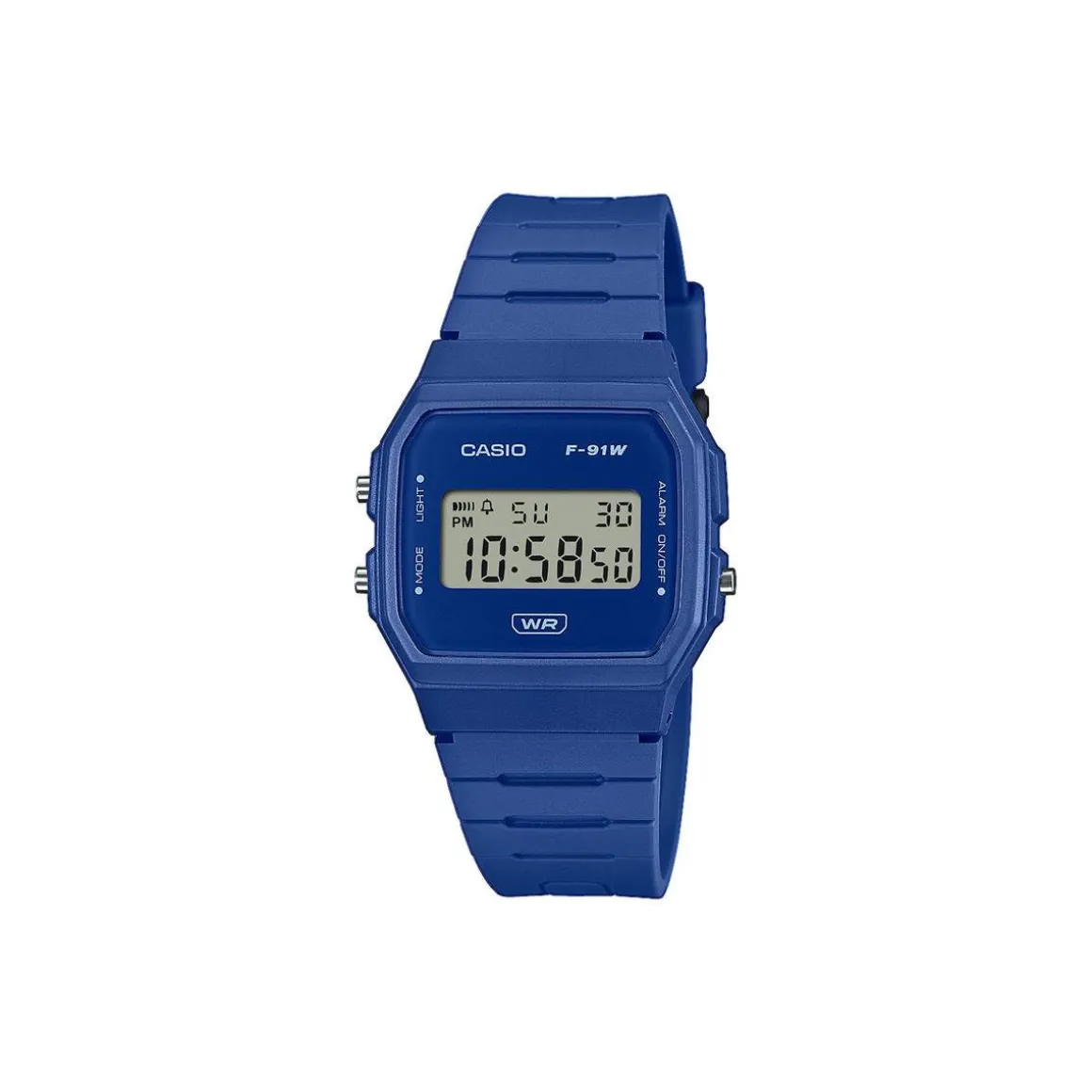 Montre CASIO homme bracelet resine bleu fonce
