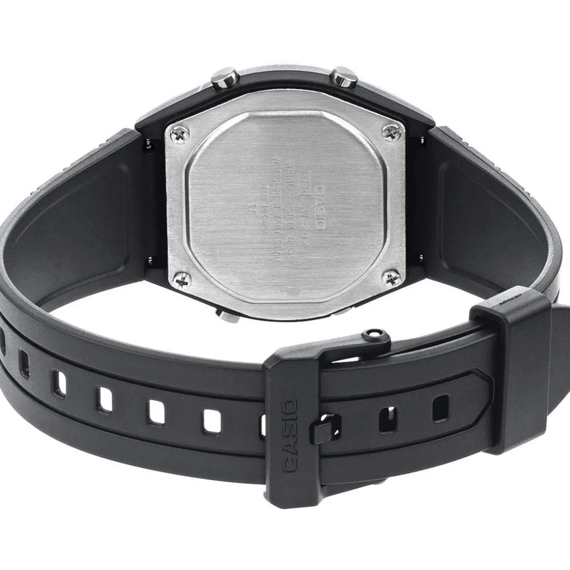 Montre CASIO VINTAGE homme bracelet résine noir