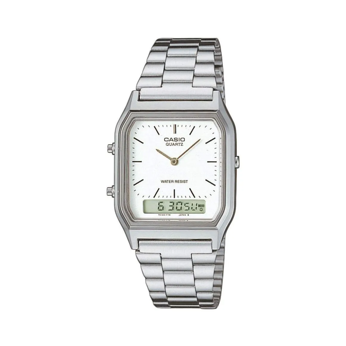 Montre CASIO VINTAGE homme bracelet acier inoxydable