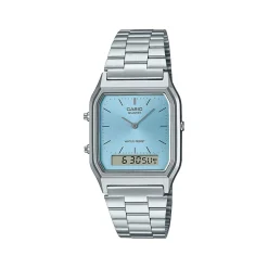 Montre CASIO VINTAGE homme bracelet acier inoxydable