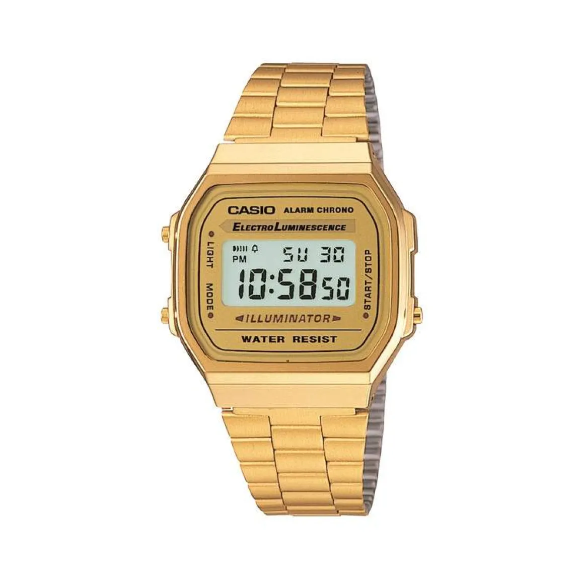 Montre Casio Vintage mixte acier doré