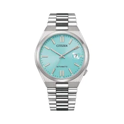 Montre CITIZEN Tsuyosa homme automatique, bracelet acier gris