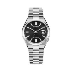 Montre CITIZEN tsuyosa homme automatique bracelet acier gris