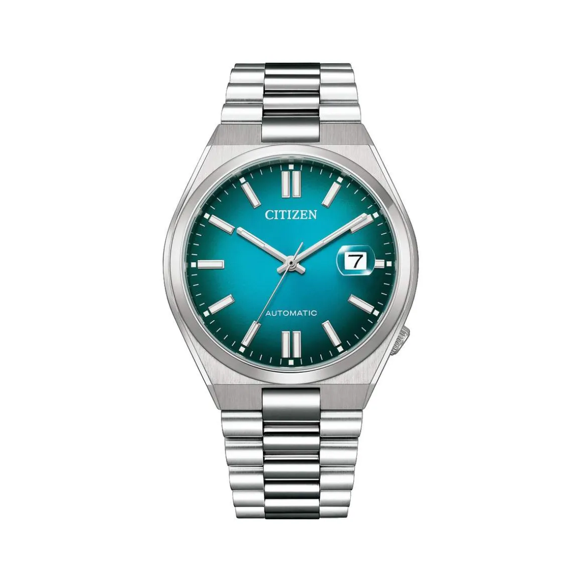 Montre CITIZEN Tsuyosa homme automatique bracelet acier gris