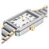 Montre CLUSE Belisenna femme cadran blanc bracelet acier bicolore