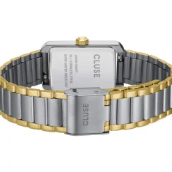 Montre CLUSE Belisenna femme cadran blanc bracelet acier bicolore