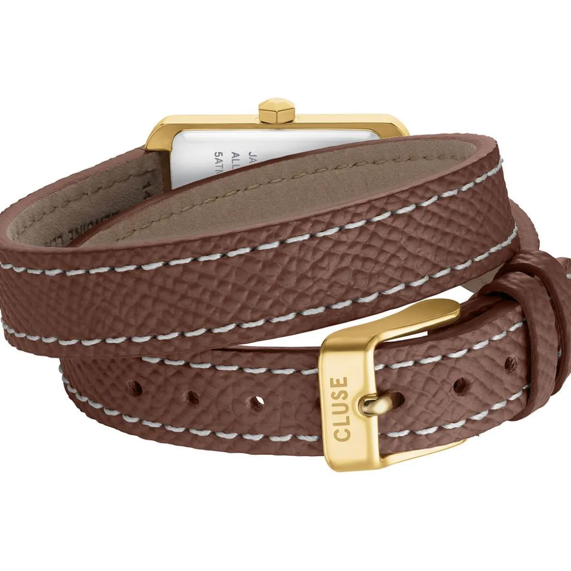 Montre CLUSE BELISENNA Femme cadran marron bracelet cuir marron