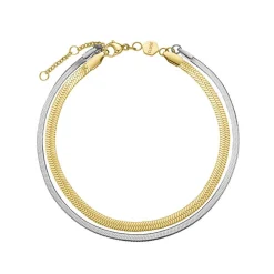 Montre CLUSE BLACK FRIDAY 25 Femme cadran blanc bracelet acier inoxydable doré