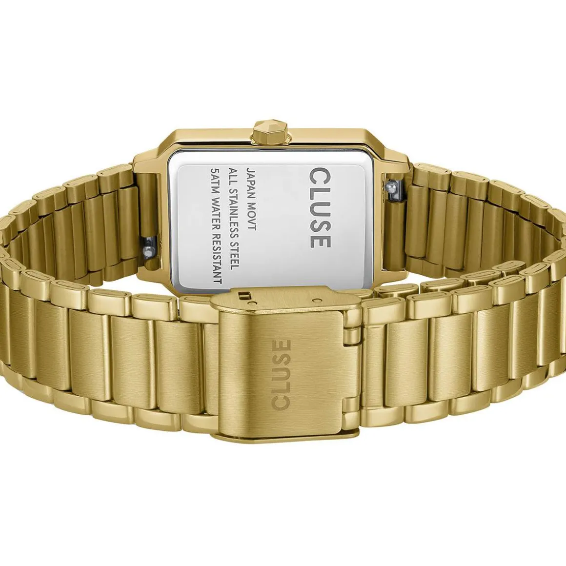 Montre CLUSE FESTIVE 25 Femme cadran blanc bracelet acier inoxydable doré