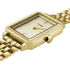Montre CLUSE Fluette femme cadran doré bracelet acier doré