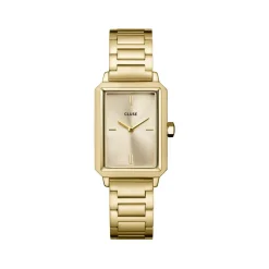 Montre CLUSE Fluette femme cadran doré bracelet acier doré
