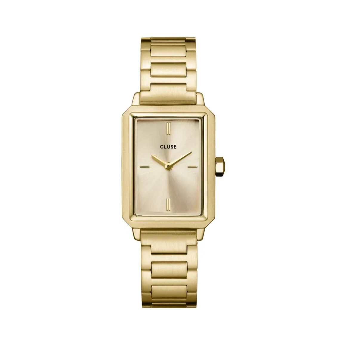 Montre CLUSE Fluette femme cadran doré bracelet acier doré