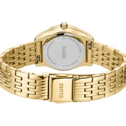 Montre CLUSE Féroce femme cadran blanc bracelet acier doré